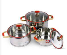 Bộ nồi inox Sowun SWS369 3 chiếc